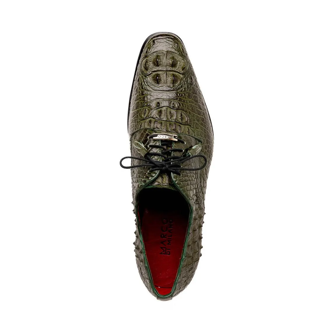 Marco Di Milano Nilo Men's Shoes Exotic Crocodile Derby Oxfords (MDM1186)