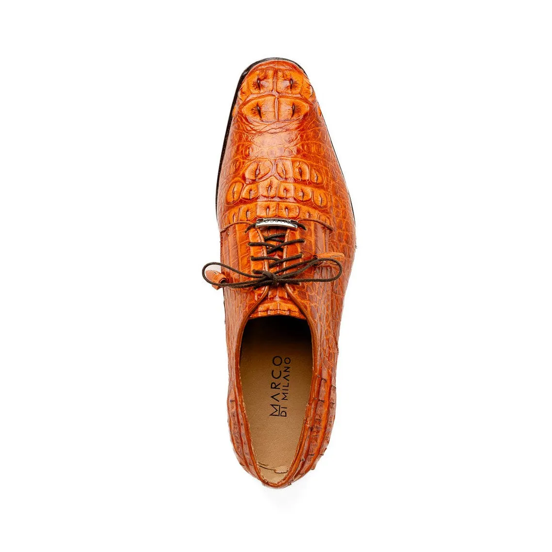 Marco Di Milano Nilo Men's Shoes Exotic Crocodile Derby Oxfords (MDM1186)