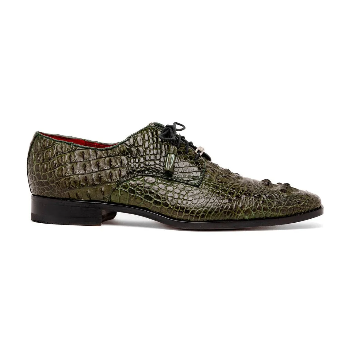 Marco Di Milano Nilo Men's Shoes Exotic Crocodile Derby Oxfords (MDM1186)