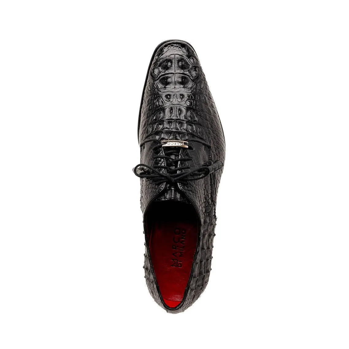 Marco Di Milano Nilo Men's Shoes Exotic Crocodile Derby Oxfords (MDM1186)