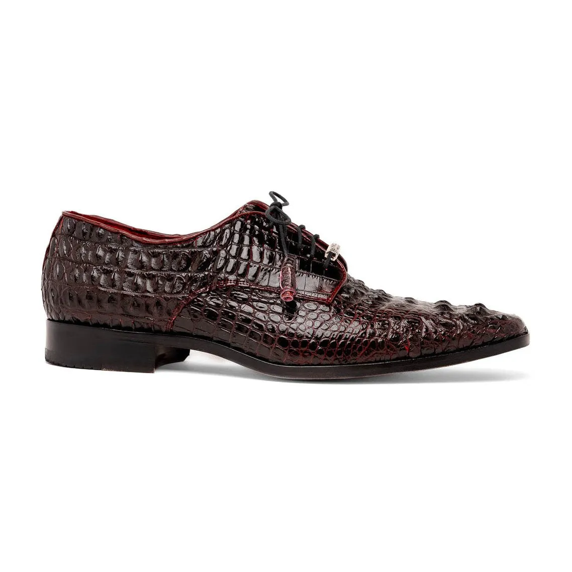 Marco Di Milano Nilo Men's Shoes Exotic Crocodile Derby Oxfords (MDM1186)