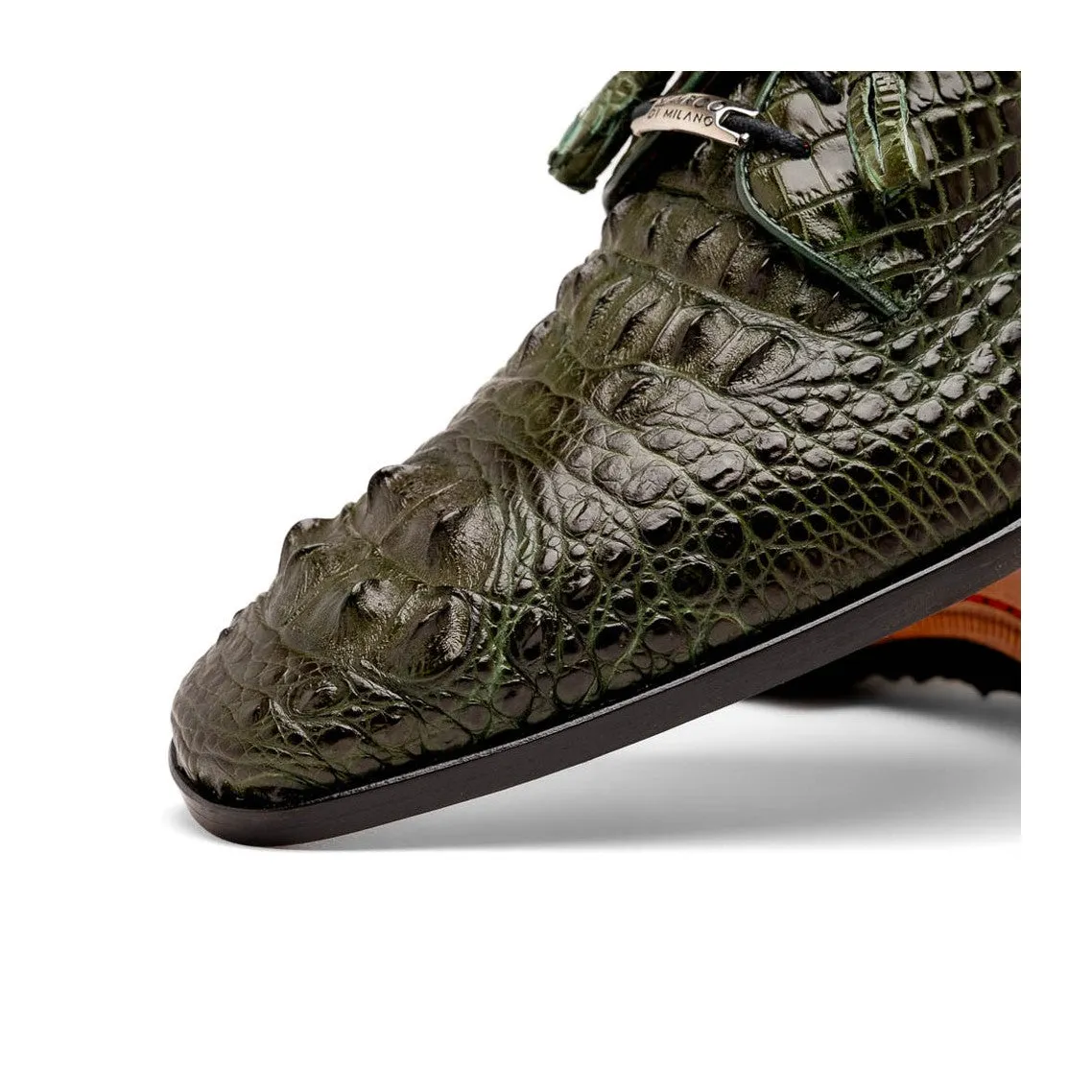 Marco Di Milano Nilo Men's Shoes Exotic Crocodile Derby Oxfords (MDM1186)