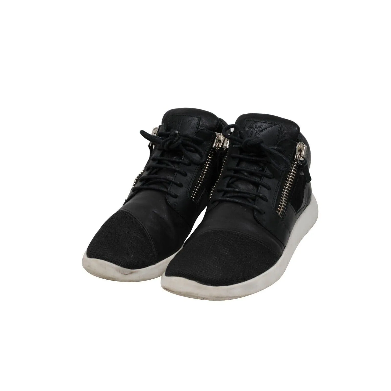 Megatron Sneakers Black Mid Top Trainers