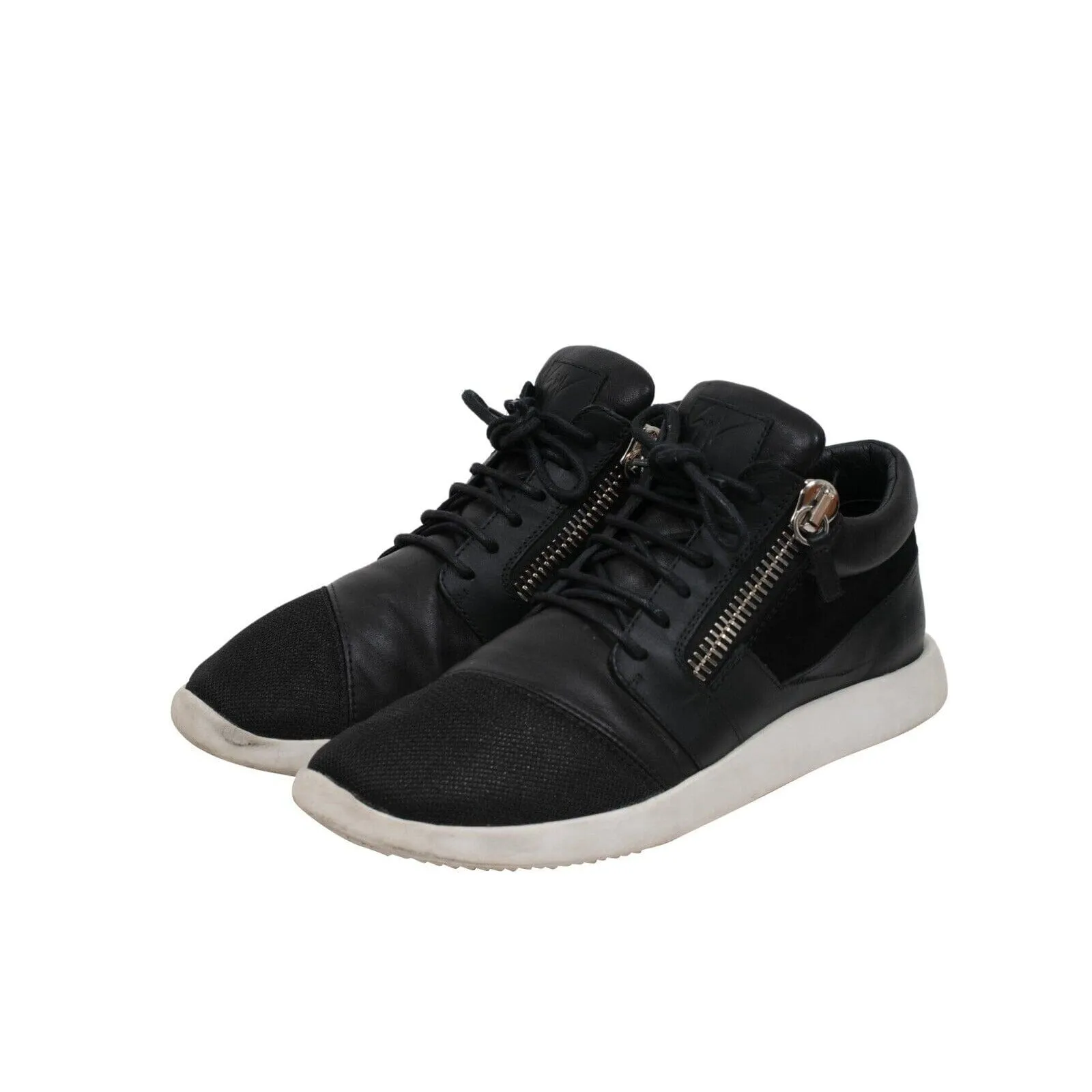 Megatron Sneakers Black Mid Top Trainers