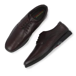 Men Premium Leather Lace-Up Formal Derby Shoes (Port-52-Brushoff)