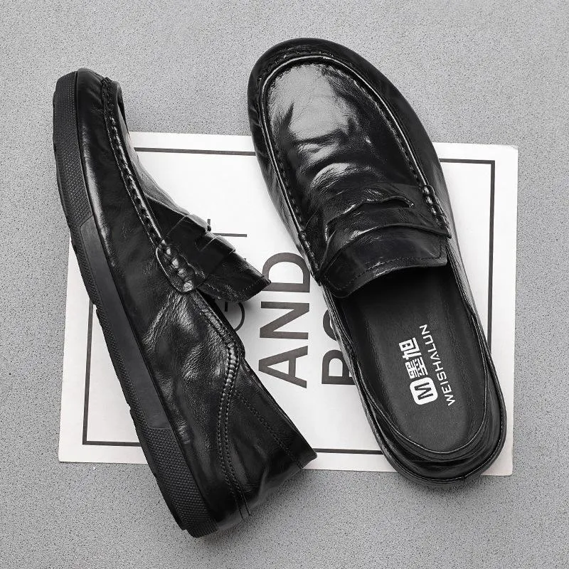 Men's Slip-On Business Casual Genuine Leather Loafers