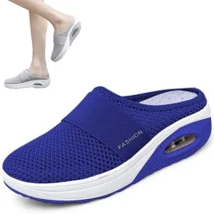 Mesh Air Cushion Slip-On Diabetic Walking Orthopedic Shoes