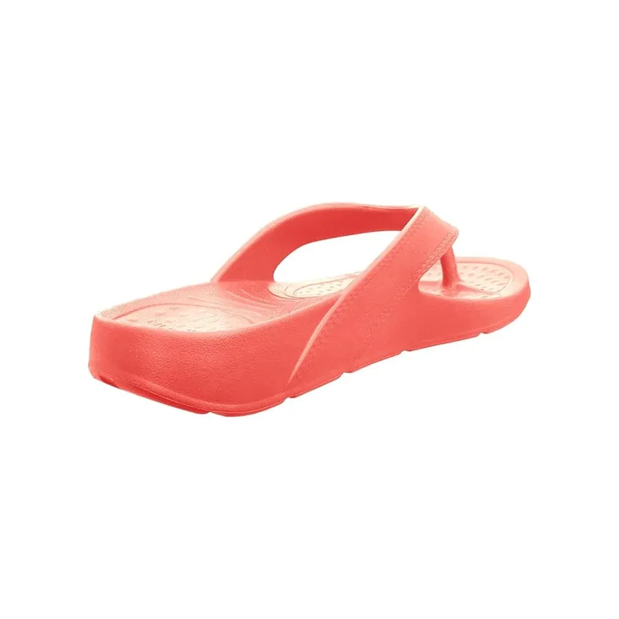 Nuu Sol Unisex Cascade Flip Flops- Coral Sunrise