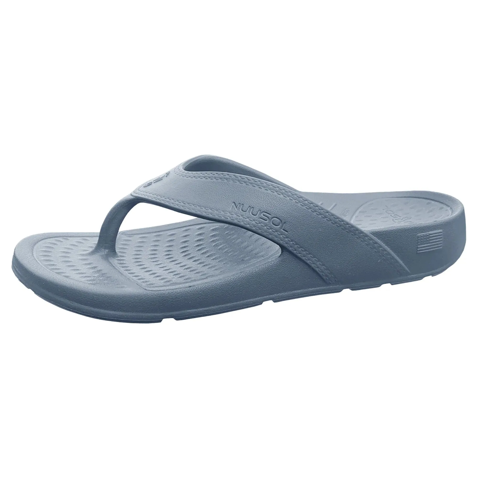 Nuu Sol Unisex Cascade Flip Flops- Slate Grey