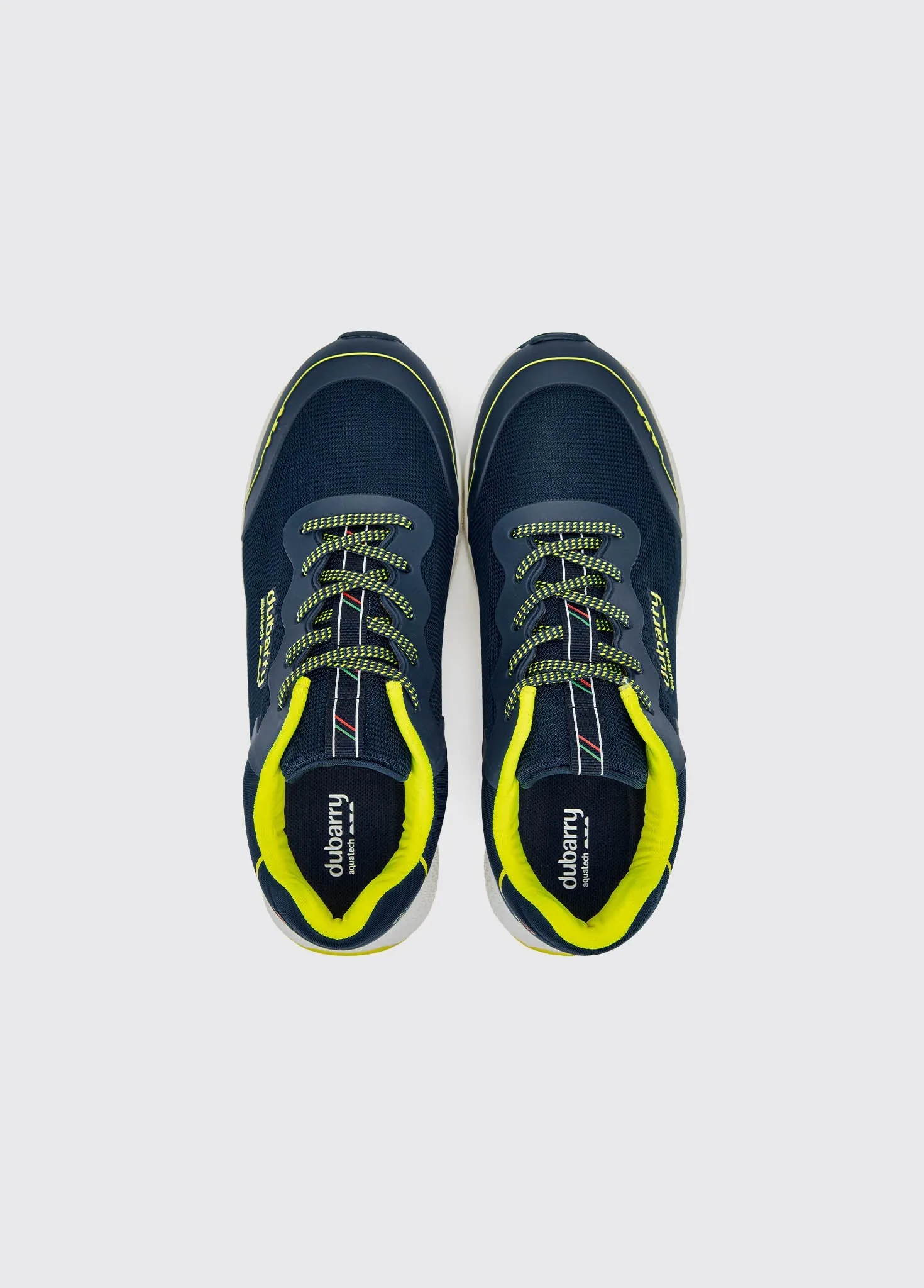 Palermo Ladies Lightweight Sporty Trainer - Navy/Citrus