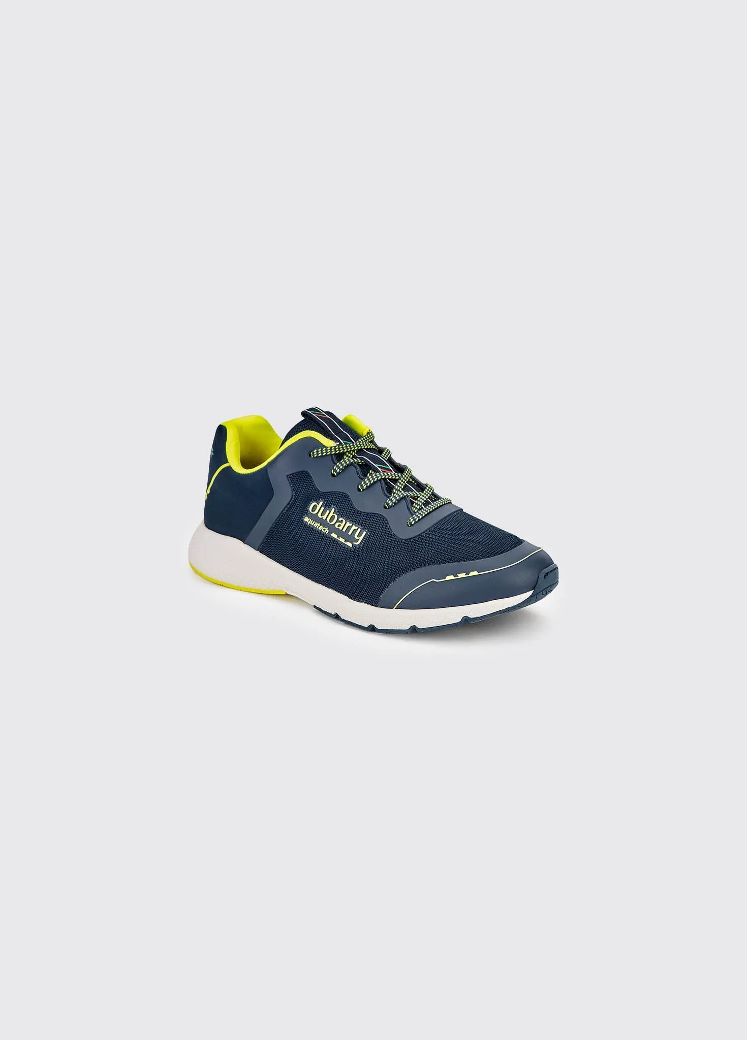 Palermo Ladies Lightweight Sporty Trainer - Navy/Citrus