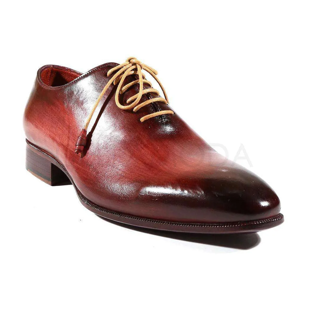 Paul Parkman Handmade Designer Shoes Men's Designer Shoes Wholecut Plain Toe Oxfords (PM2017)