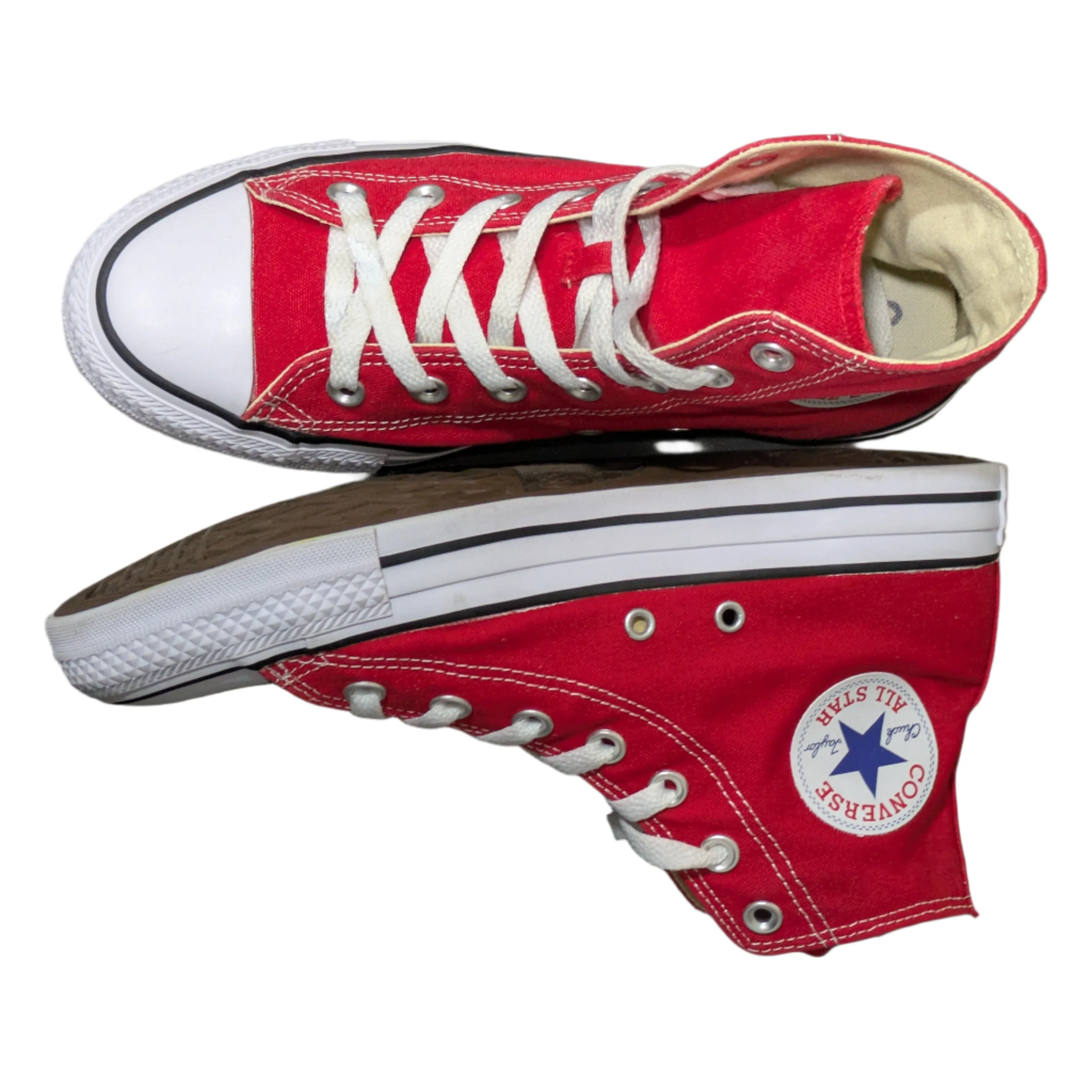 Red Converse All Star Hi Trainers Size UK 6 / EU 39 / US 8