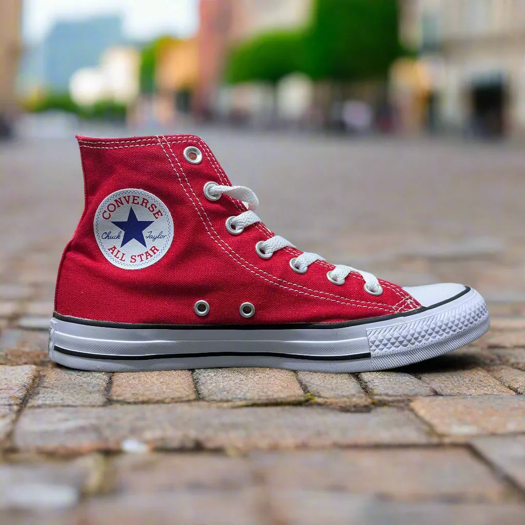 Red Converse All Star Hi Trainers Size UK 6 / EU 39 / US 8