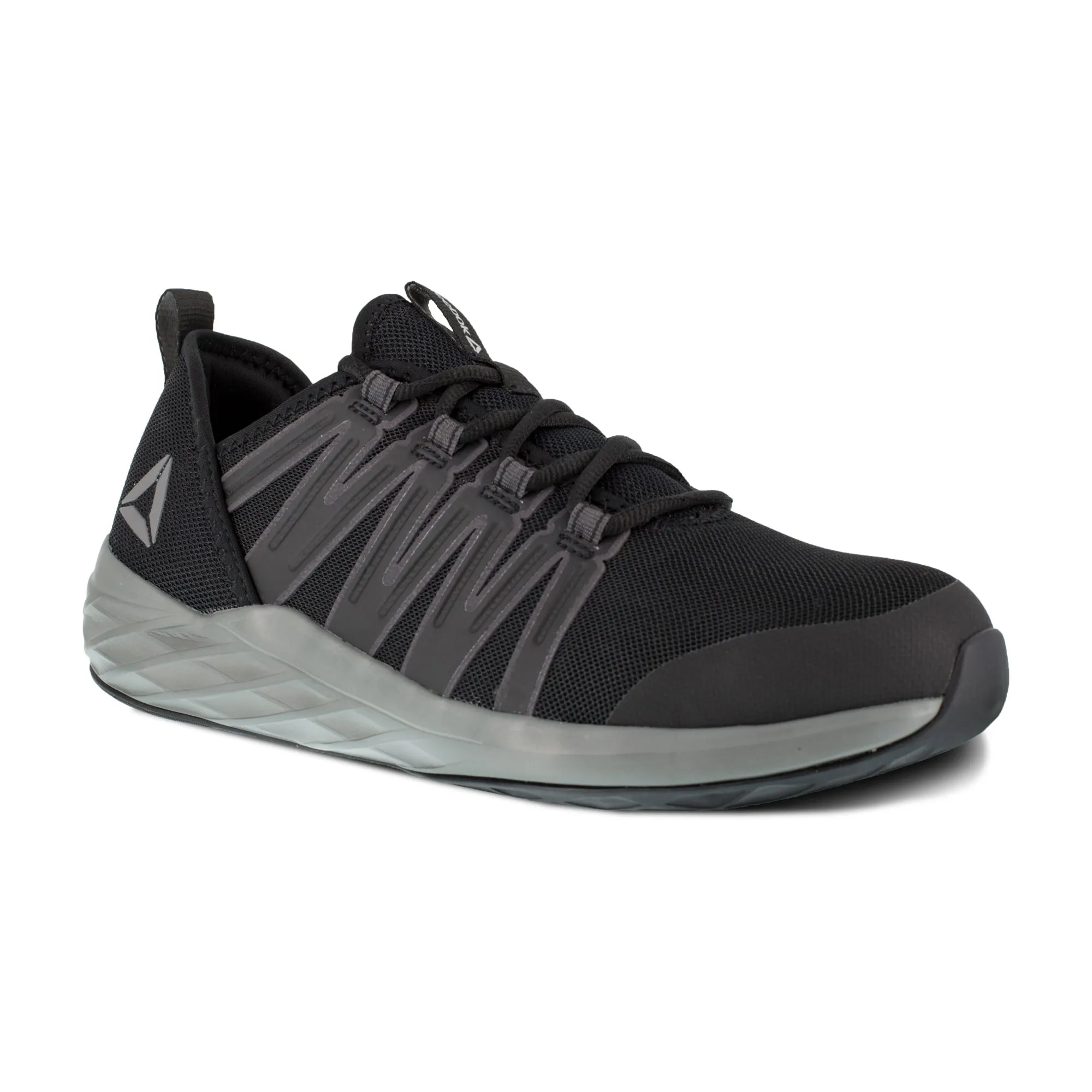 Reebok Womens Black/Grey Mesh Work Shoes Astroride ST 10.5 W