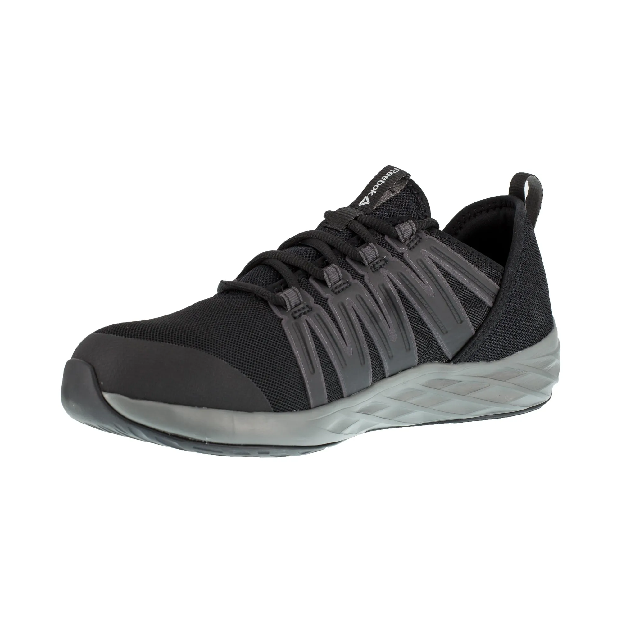 Reebok Womens Black/Grey Mesh Work Shoes Astroride ST 10.5 W