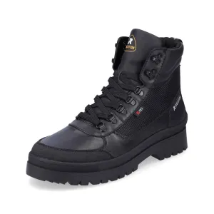 Rieker Men's Winter Combat Boots- Black