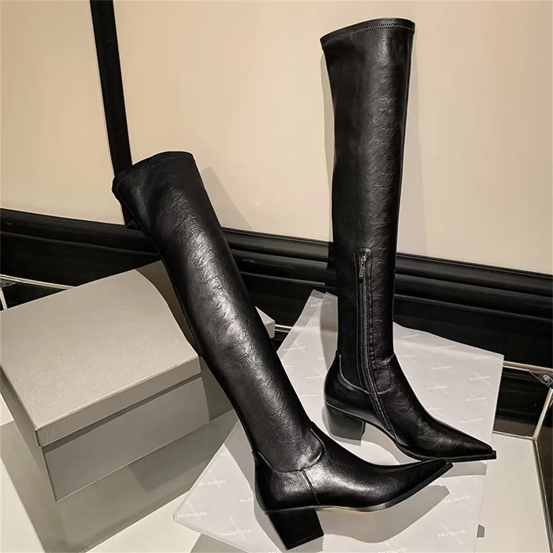 Serpatura Elegance Tall Slip-Ons