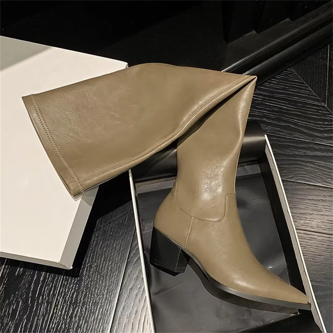 Serpatura Elegance Tall Slip-Ons