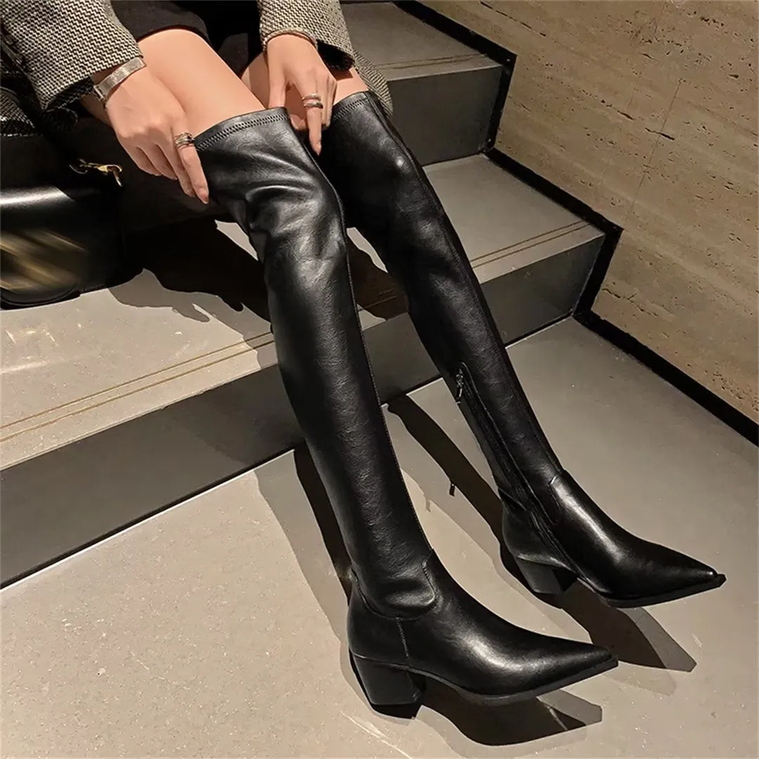 Serpatura Elegance Tall Slip-Ons
