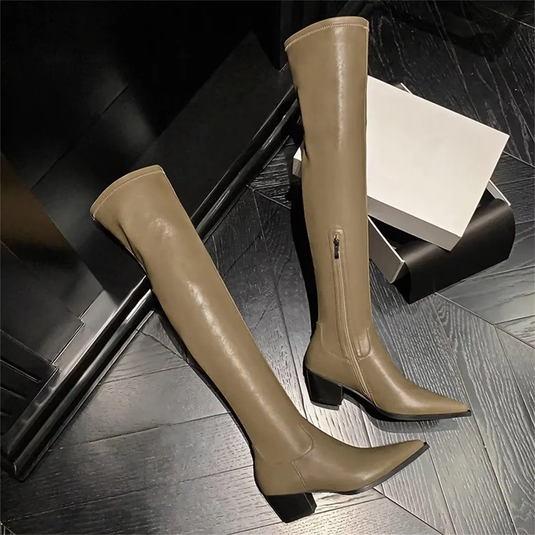 Serpatura Elegance Tall Slip-Ons