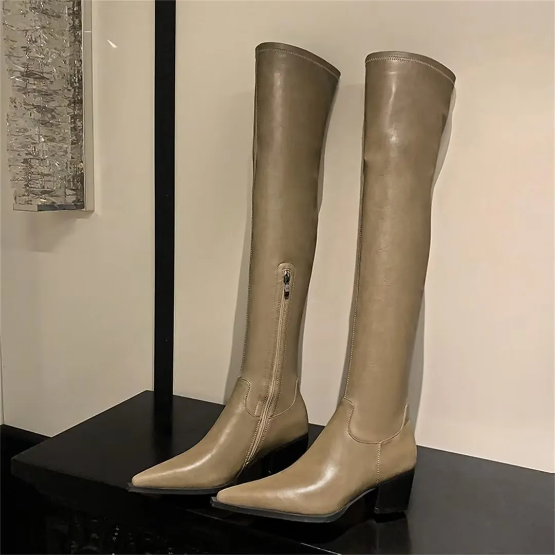 Serpatura Elegance Tall Slip-Ons