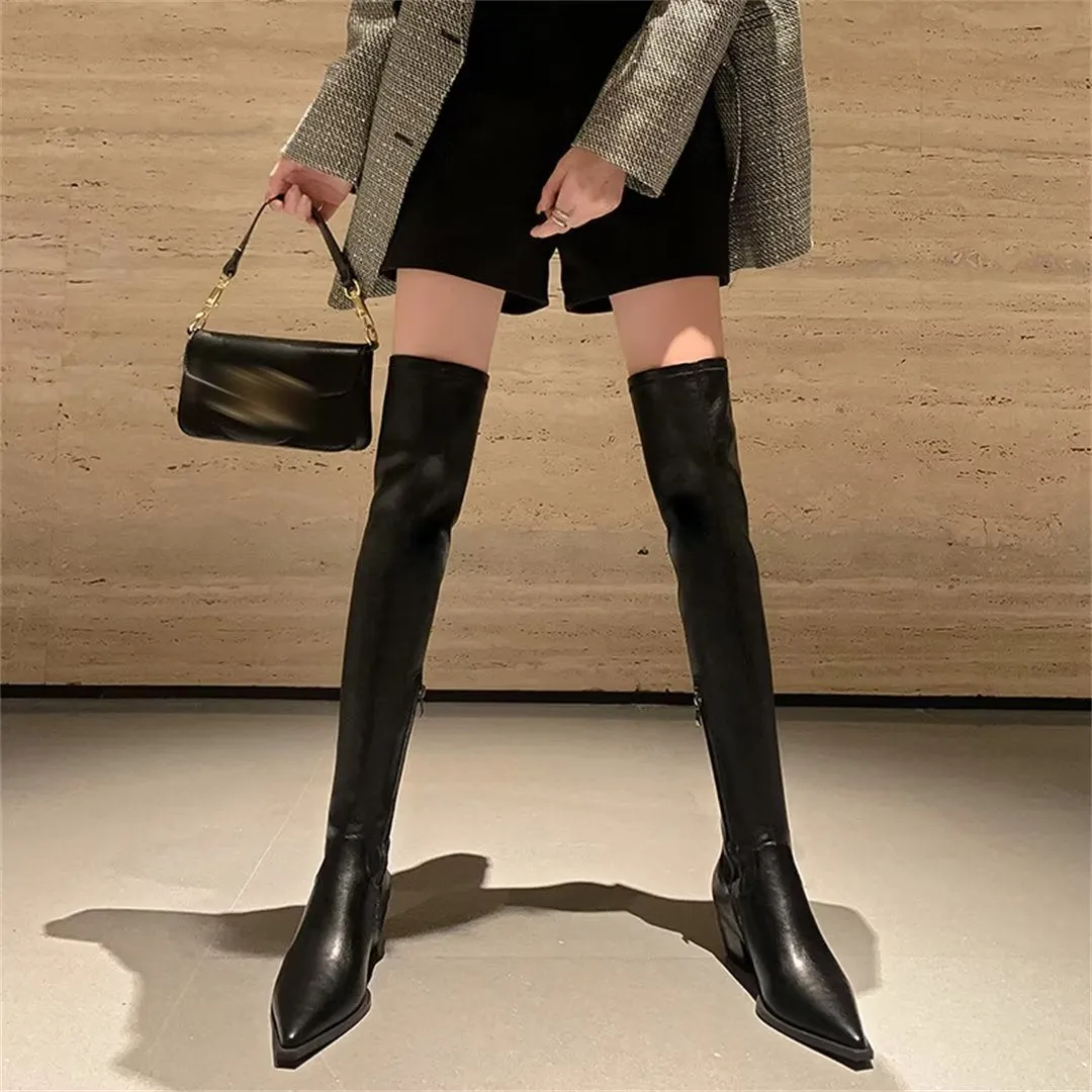 Serpatura Elegance Tall Slip-Ons