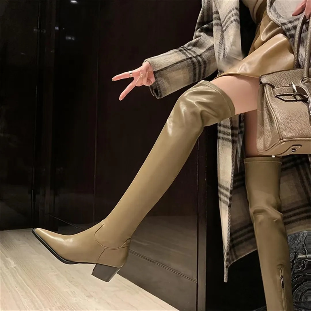 Serpatura Elegance Tall Slip-Ons
