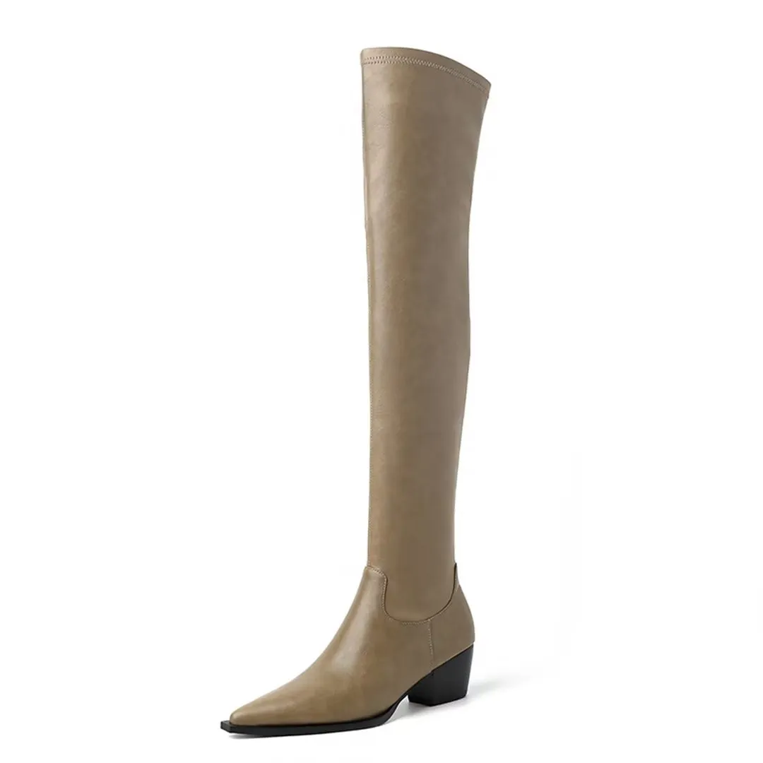 Serpatura Elegance Tall Slip-Ons