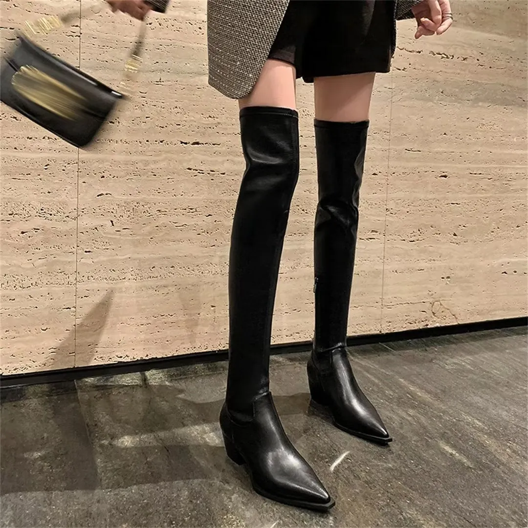 Serpatura Elegance Tall Slip-Ons