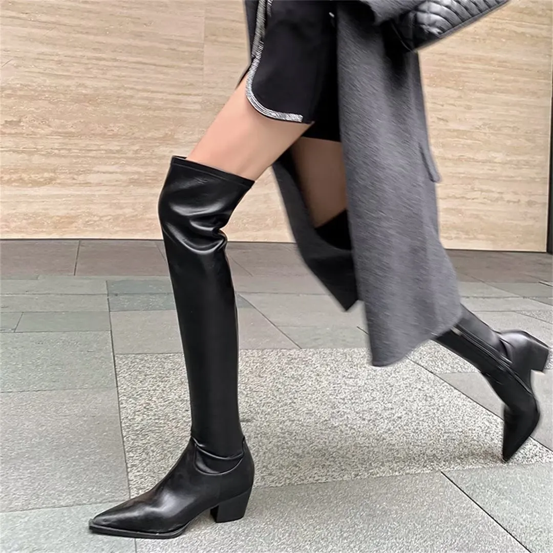 Serpatura Elegance Tall Slip-Ons
