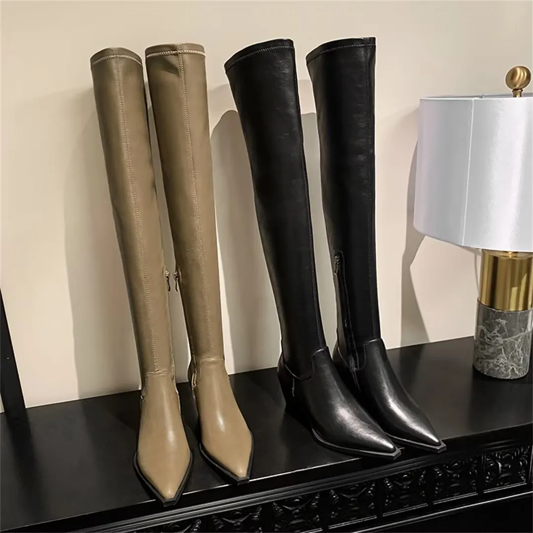 Serpatura Elegance Tall Slip-Ons
