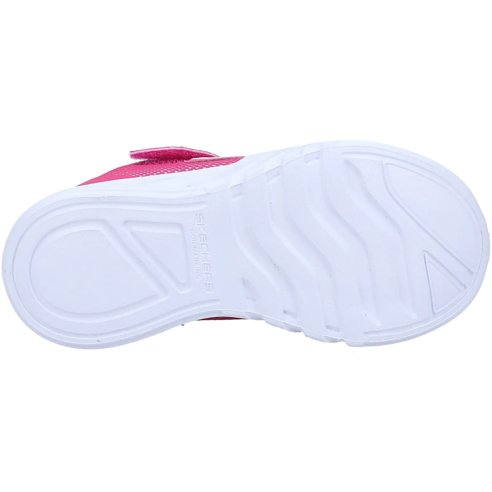 Skechers Girls Flicker Flash Light Up Trainers - Pink