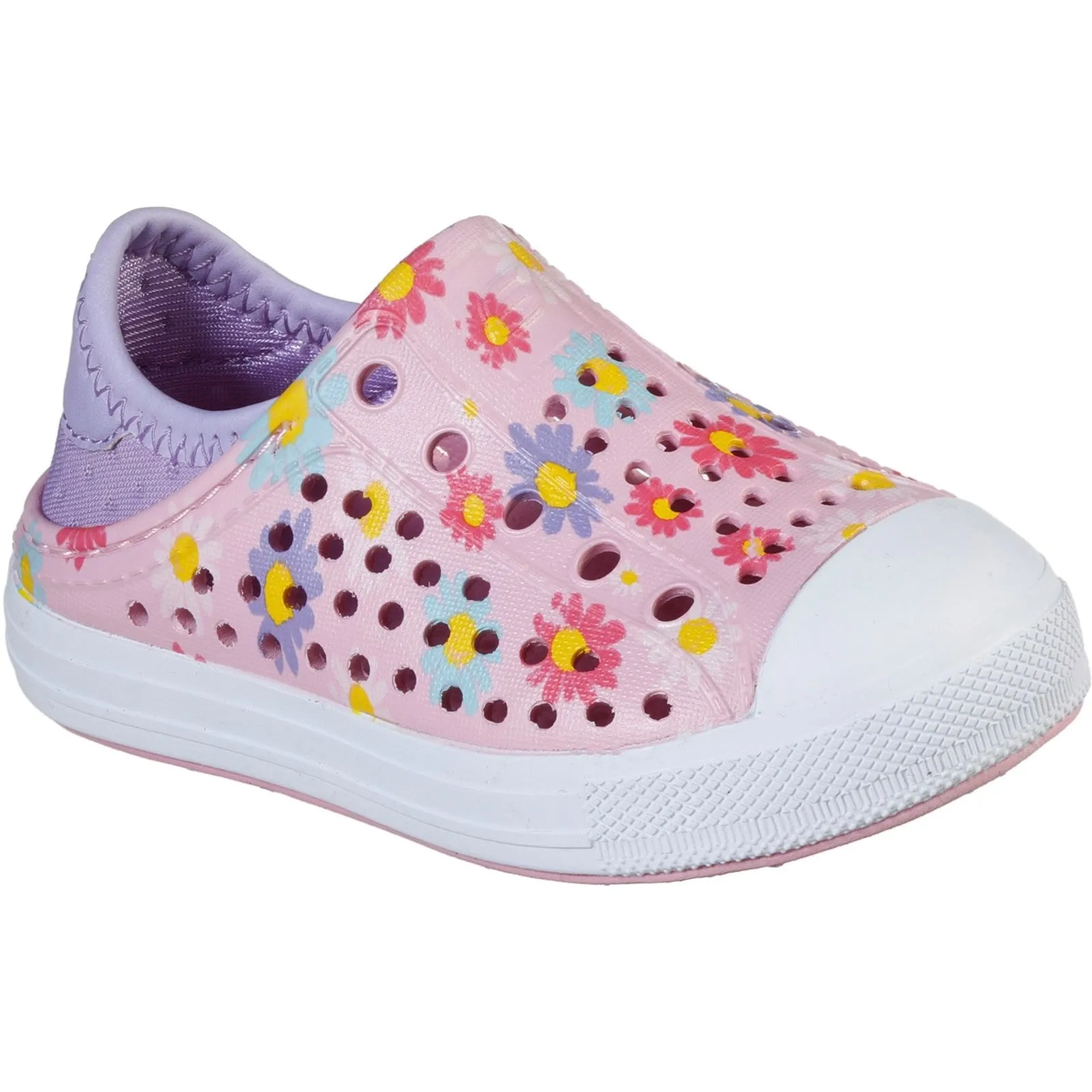 Skechers Infant Girls Guzman Steps Hello Daisy Slip On Trainers - Pink
