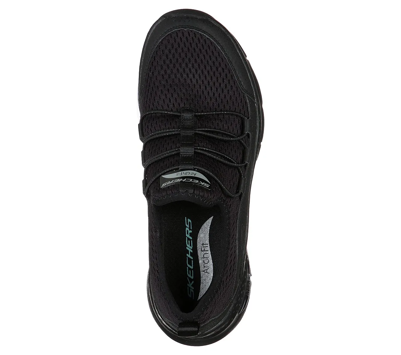 Skechers Womens Arch Fit Lucky Thoughts Trainers - Black