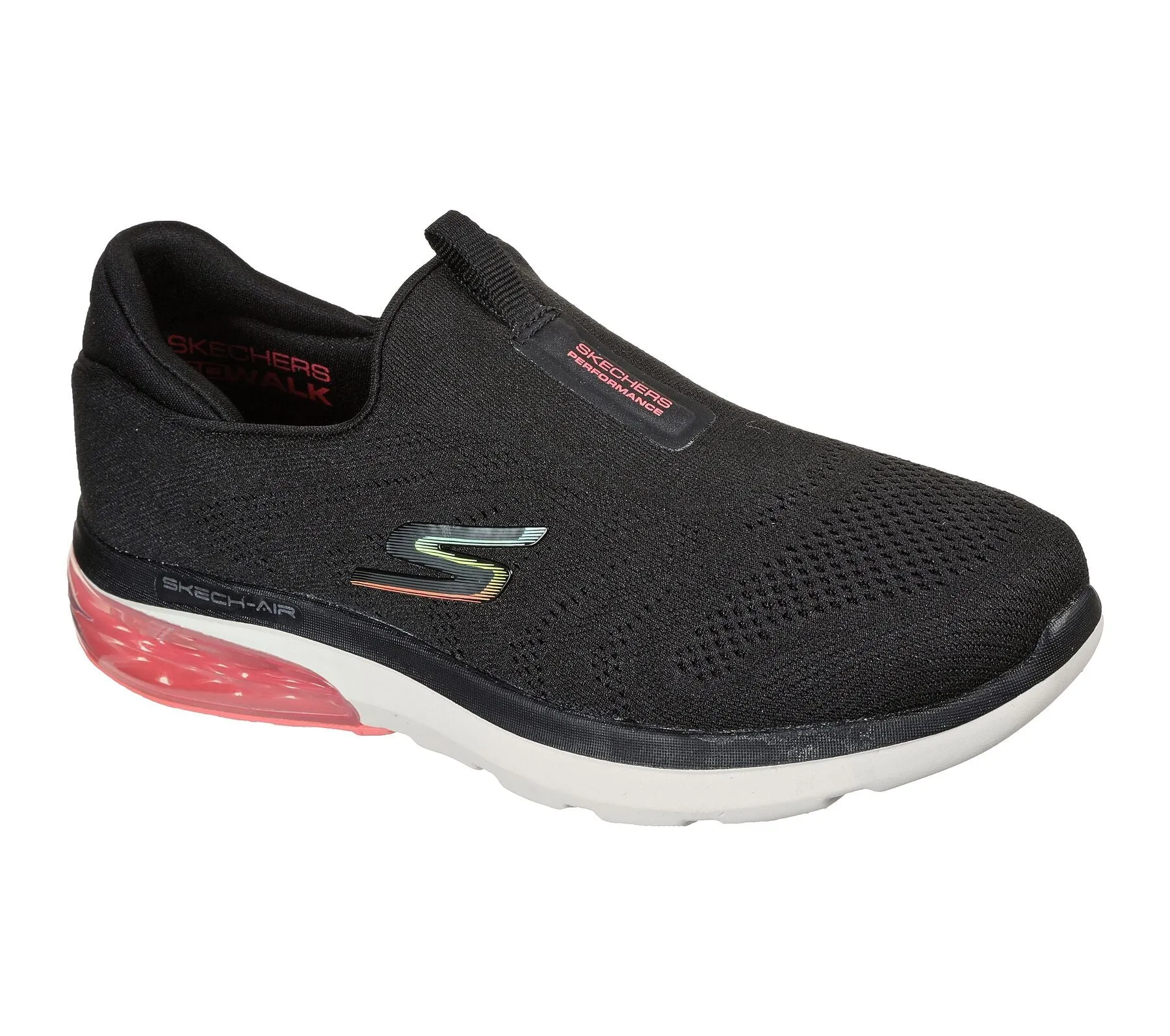 Skechers Womens Go Walk Air 2.0 Sky Motion Trainers - Black / Multi