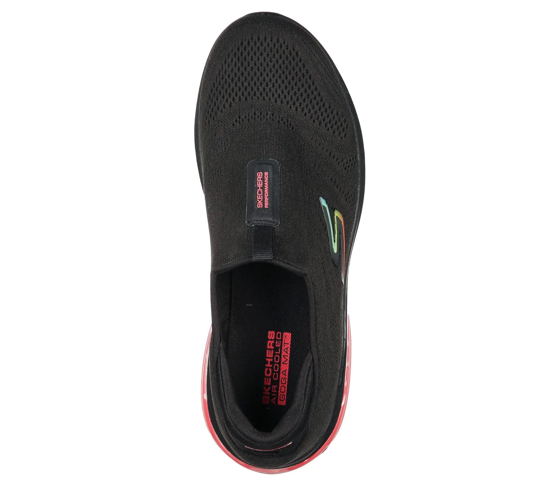 Skechers Womens Go Walk Air 2.0 Sky Motion Trainers - Black / Multi
