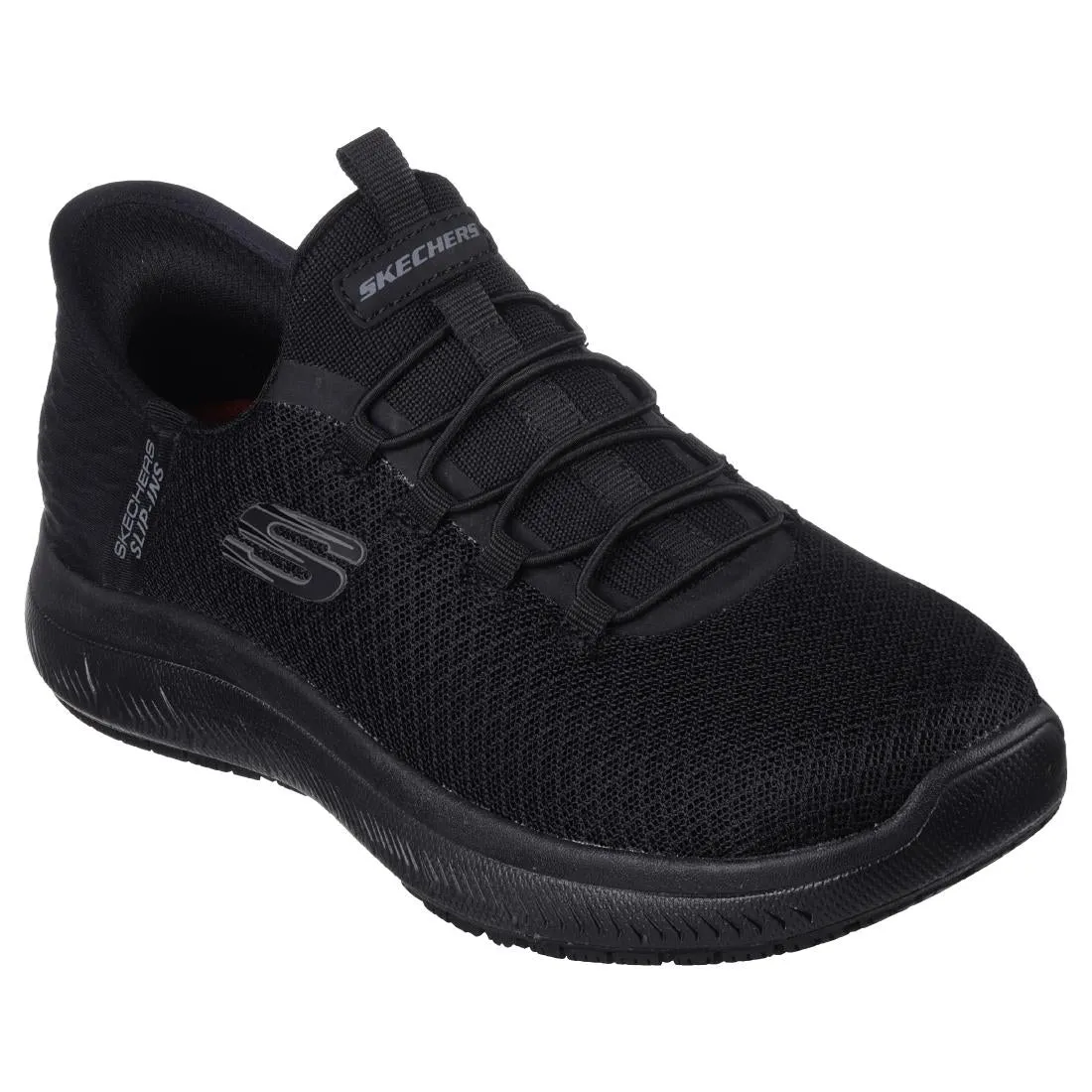 Skechers Womens Summit SR Sip Ons Black Size 40