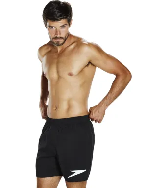 Speedo Sport Solid 16" Watershorts - Black/White
