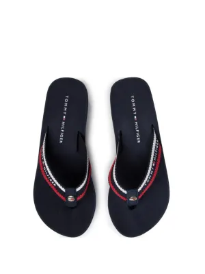 Stripy Wedge Beach Sandal