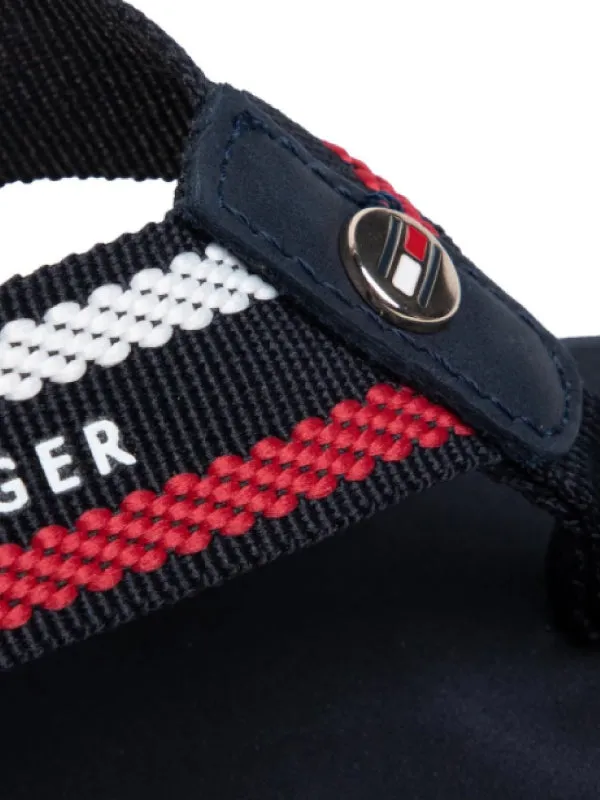 Stripy Wedge Beach Sandal