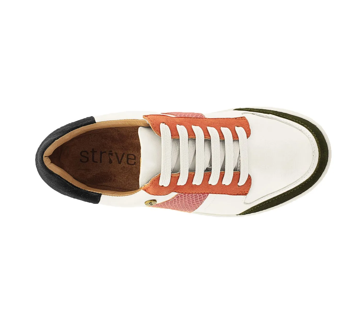Strive Women's Stellar Leather Lace-Up Sneakers Candy
