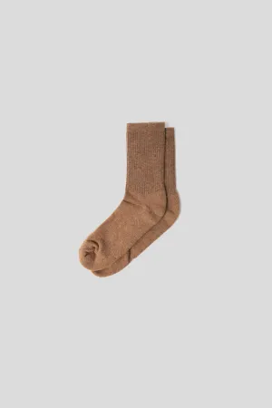 Supermerino Crew Socks - Brown