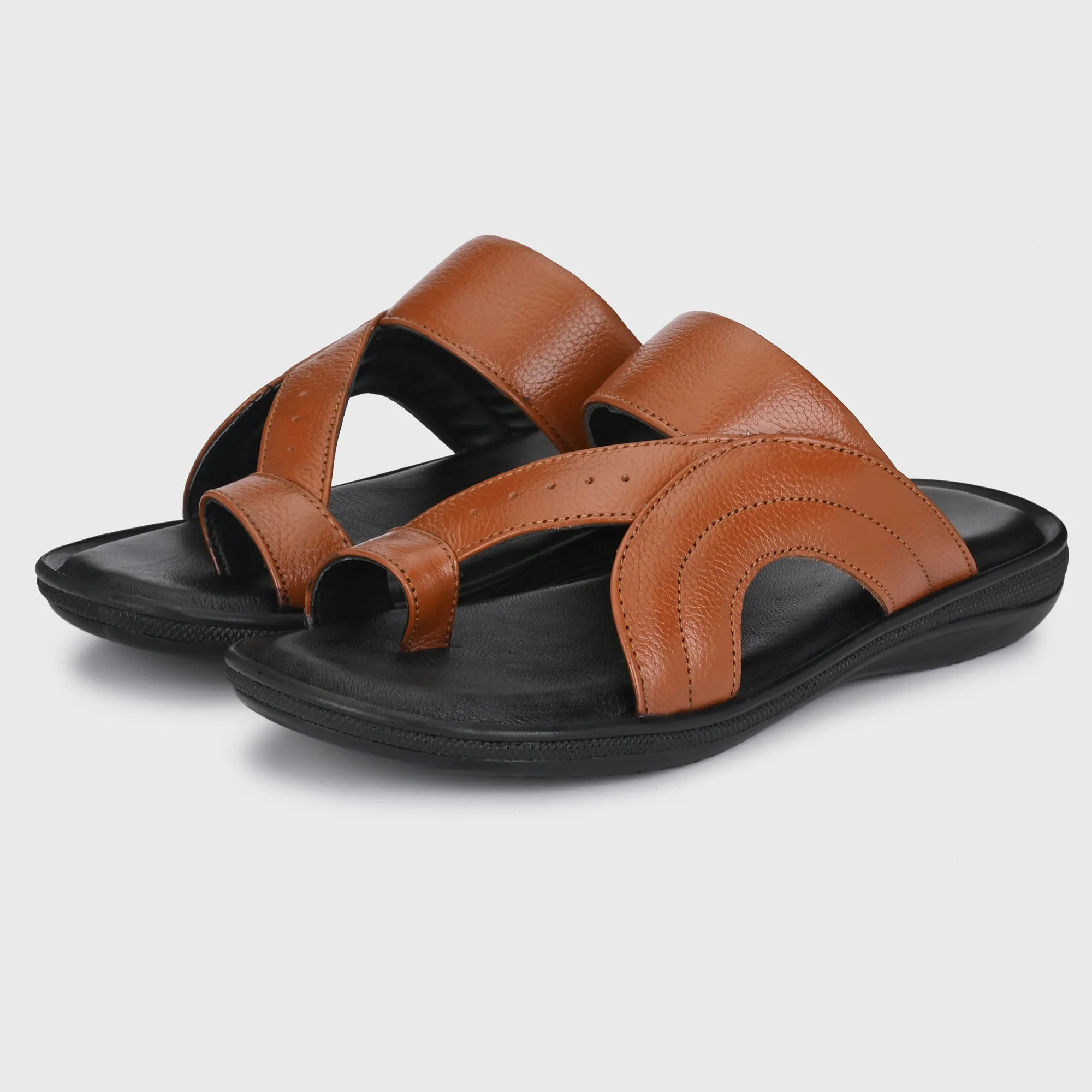 Upscale Leather Men’s House Slippers