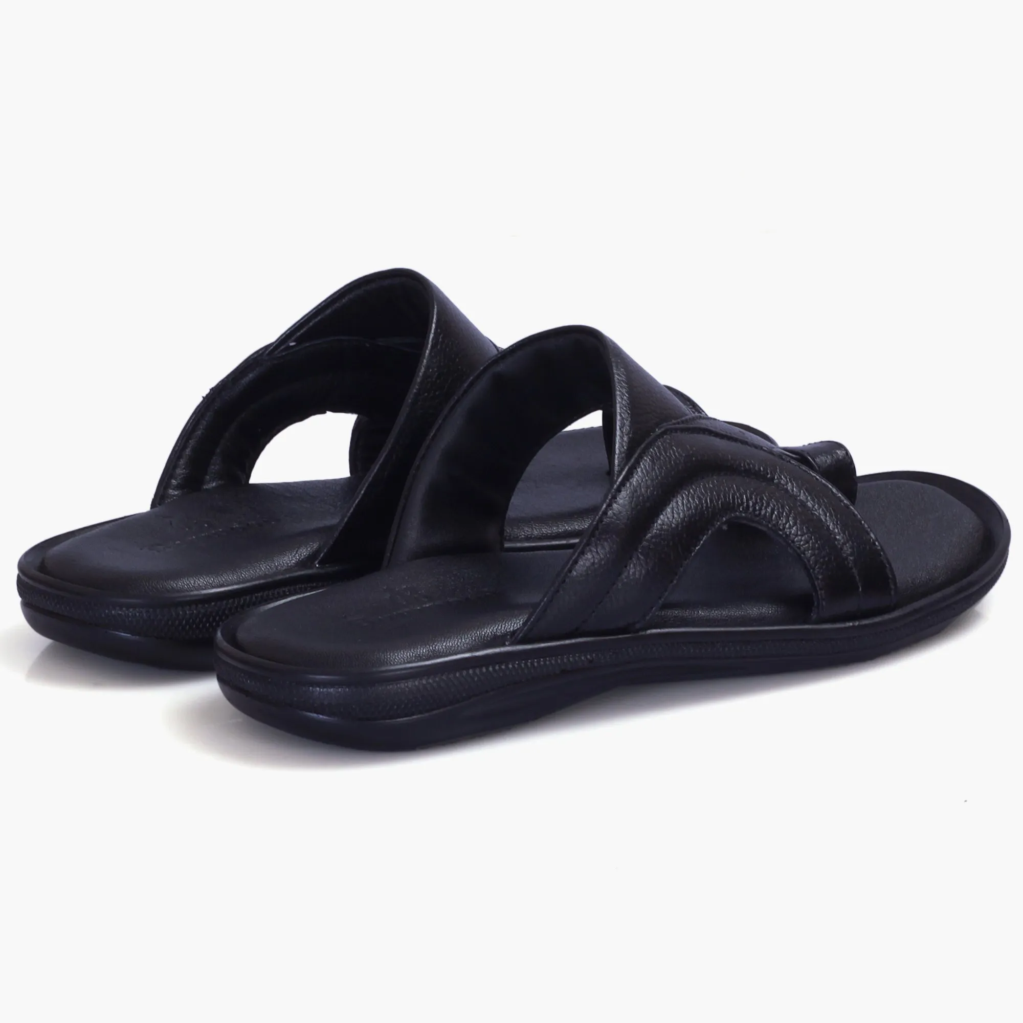 Upscale Leather Men’s House Slippers