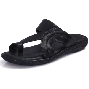 Upscale Leather Men’s House Slippers