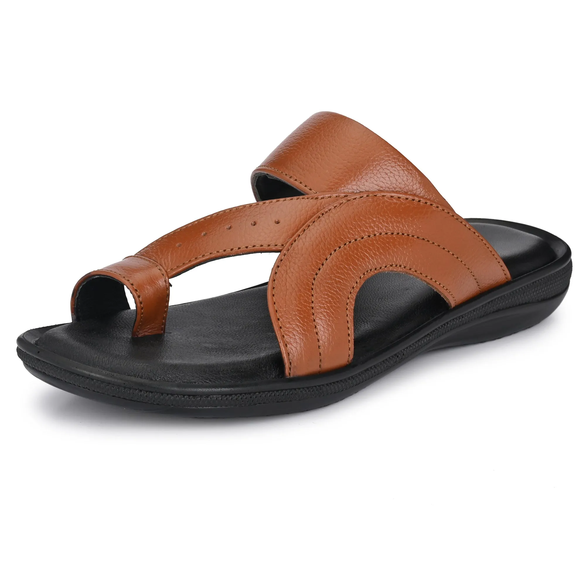 Upscale Leather Men’s House Slippers
