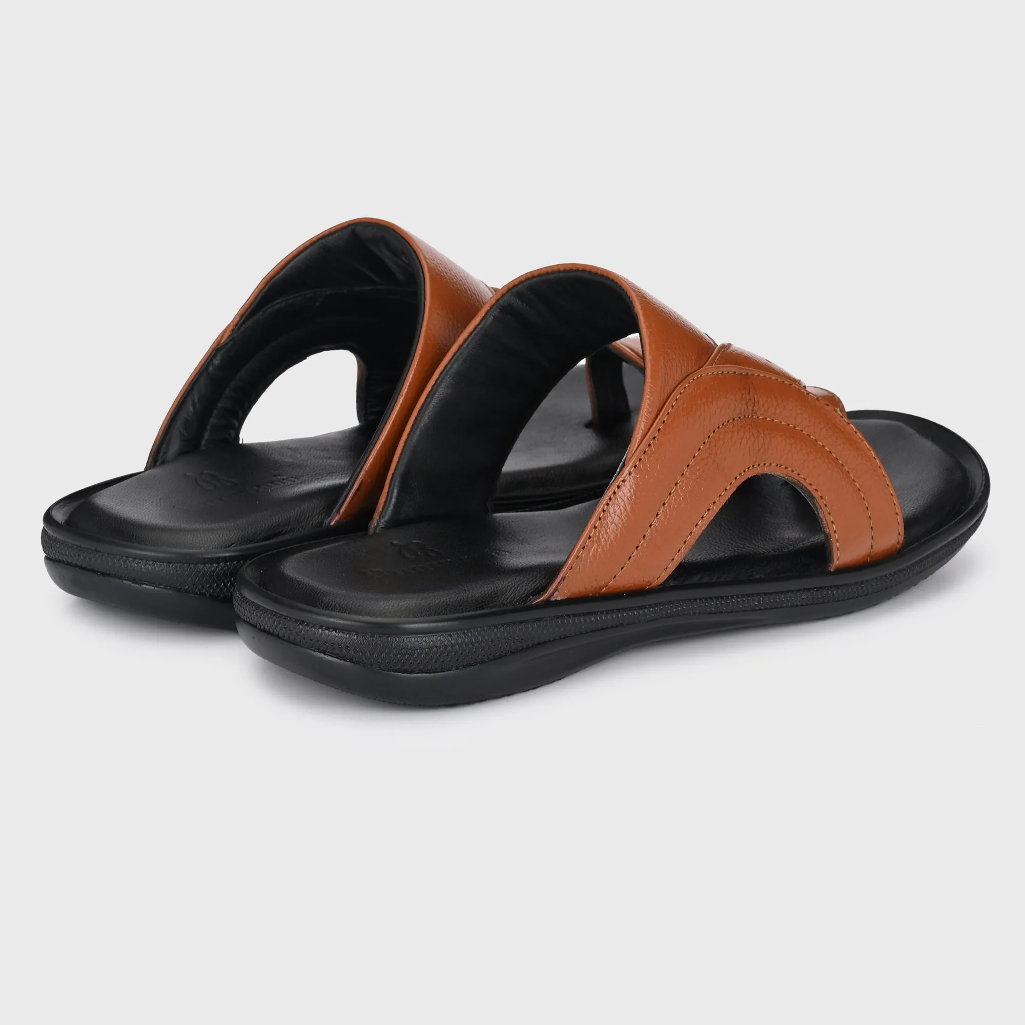 Upscale Leather Men’s House Slippers