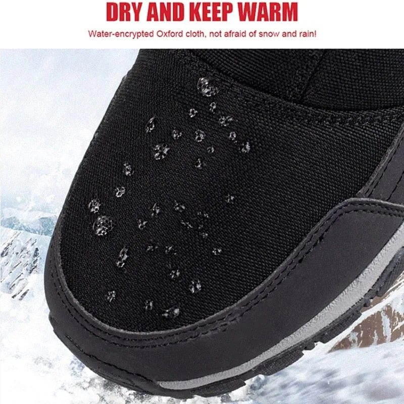 Waterproof Non Slip Thick Fur Winter Snow Boots