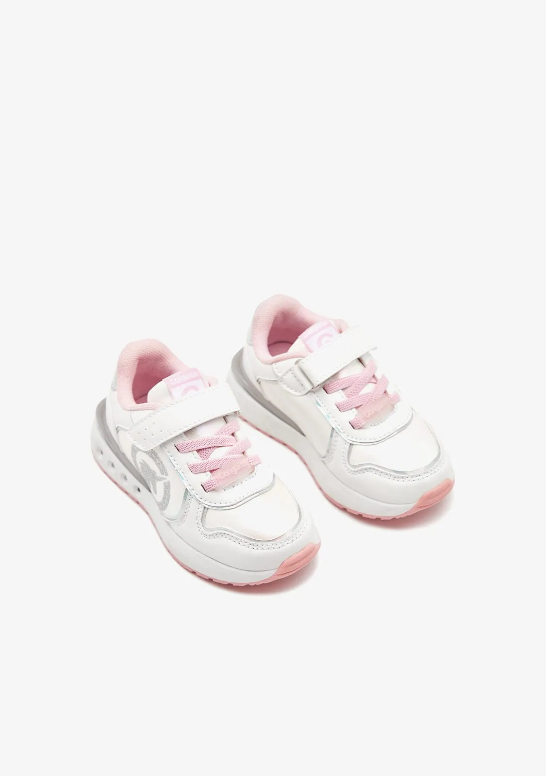 White Unicorn Sneakers with Lights